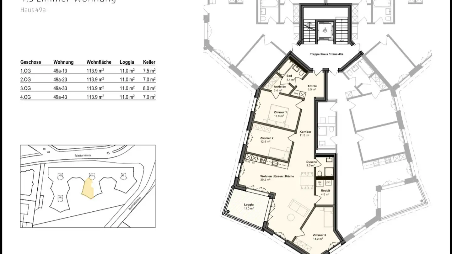 Appartement à louer - Talackerstrasse 49a, 3604 Thun - Photo 3