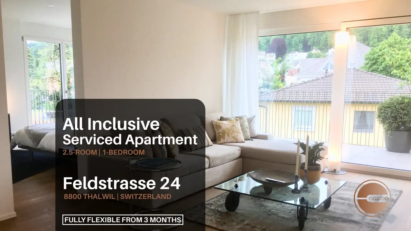 Möblierte Wohnung mieten - Feldstrasse 24, 8800 Thalwil