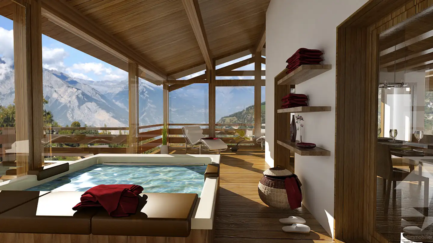 Chalet for sale - 1918 La Tzoumaz - Photo 2