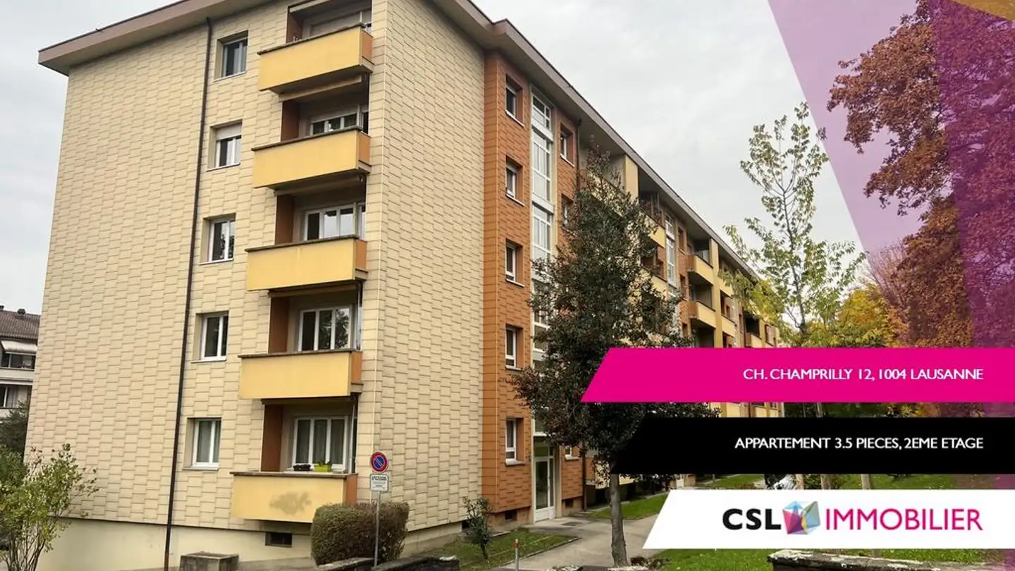 Appartamento in affitto - Chemin De Champrilly 12, 1004 Lausanne