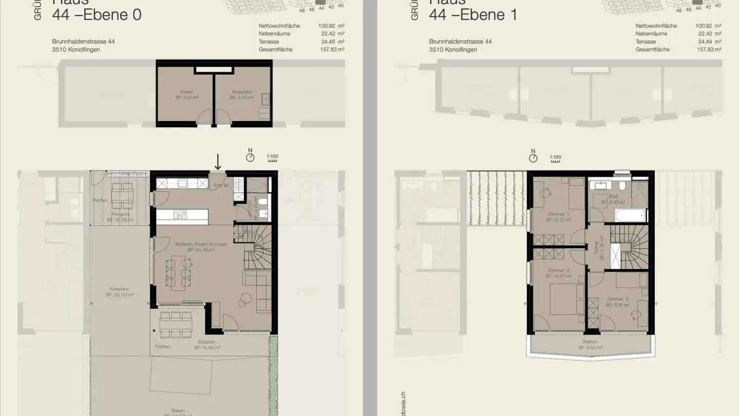 Einfamilienhaus kaufen - Brunnhaldenstrasse 44, 3510 Konolfingen - Foto 3
