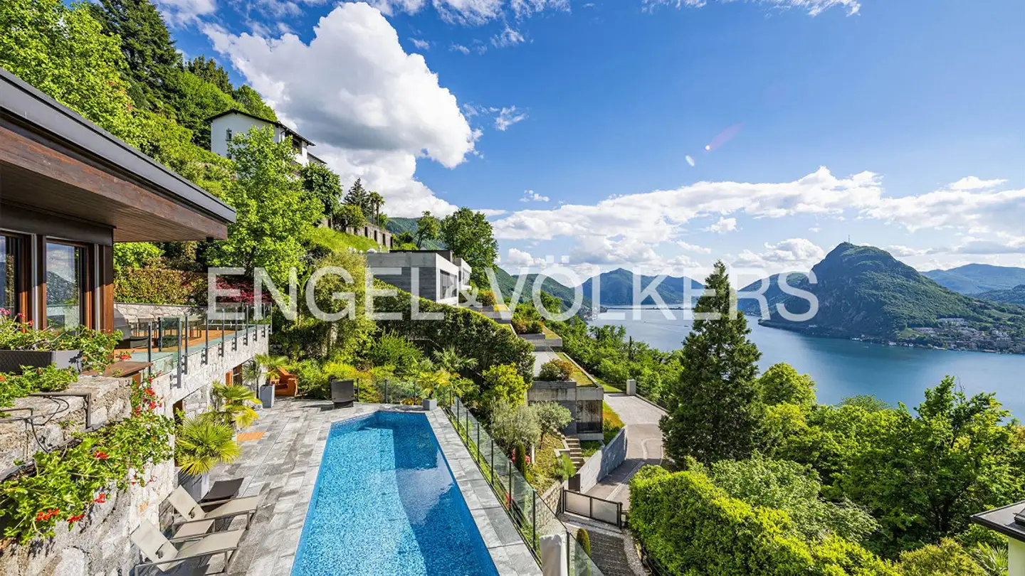 Villa kaufen - Via Aldesago, 6974 Aldesago