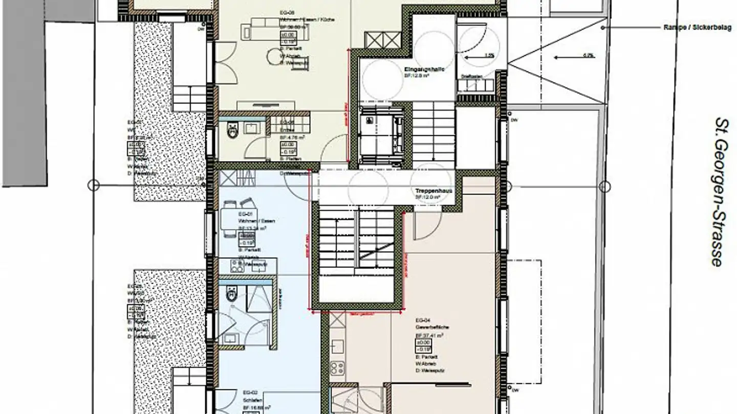 Appartamento in affitto - Sankt Georgenstrasse 72, 9000 St. Gallen - Foto 2