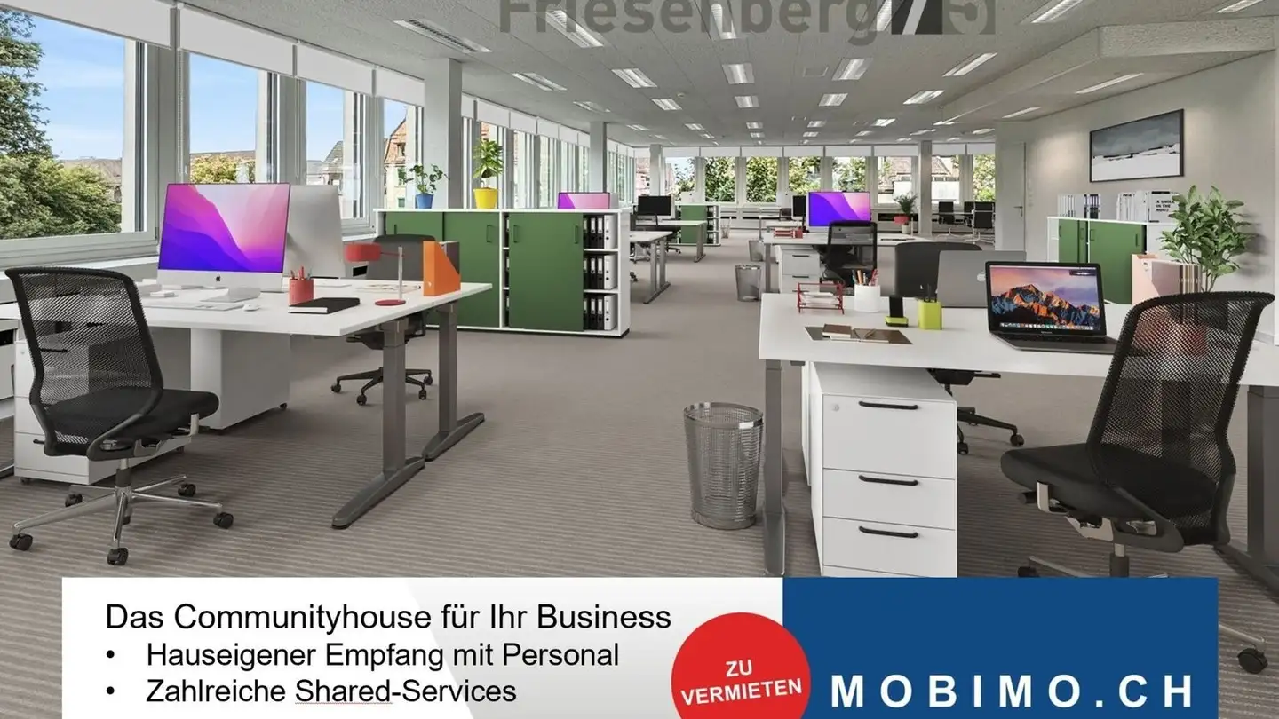 Bürofläche mieten - Friesenbergstrasse 75, 8055 Zürich