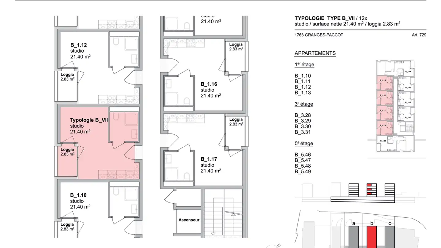Appartamento in affitto - Route Du Lac 15, 1763 Granges-Paccot - Foto 4