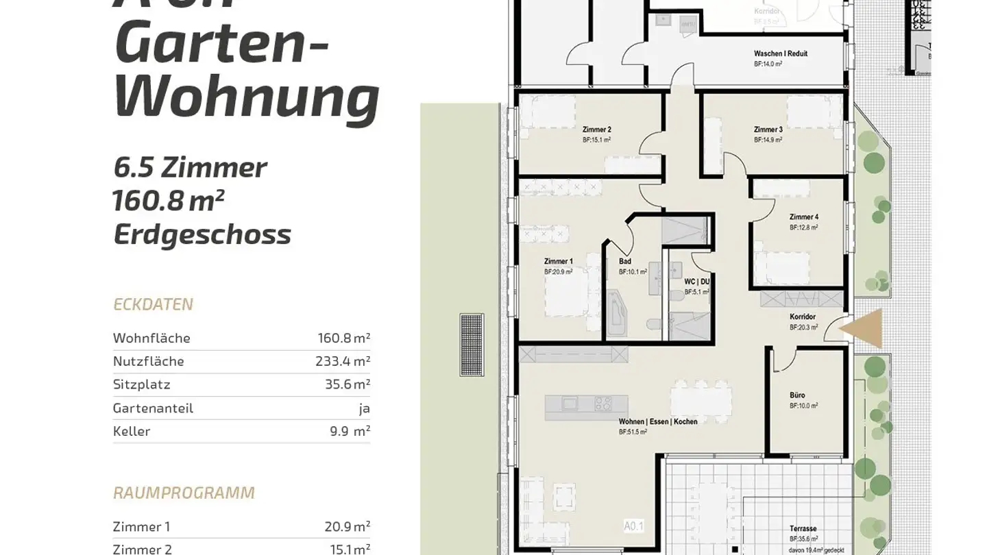 Terrassenwohnung kaufen - Chottenweg, 6264 Pfaffnau - Foto 3