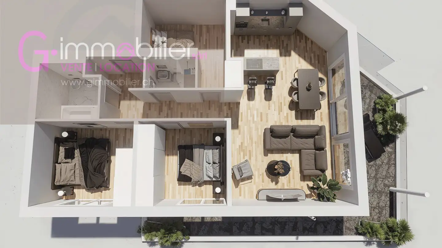 Appartement à vendre - Avenue de l'Europe 76, 1870 Monthey - Photo 3