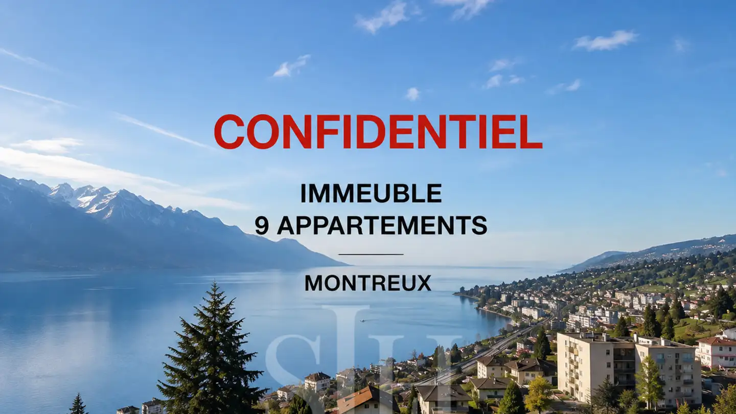 Immeuble mixte à vendre - 1820 Montreux