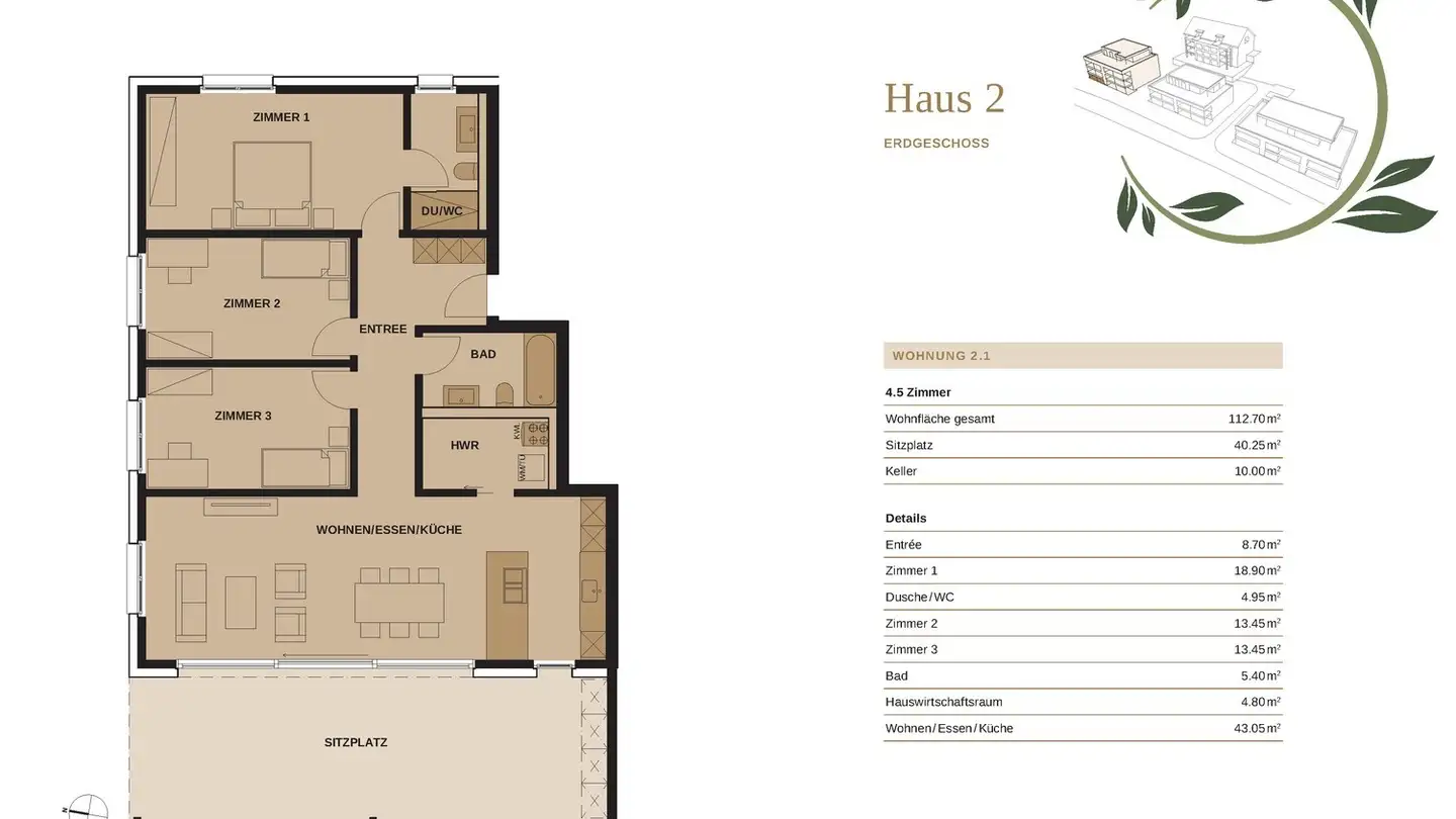 Wohnung kaufen - Austrasse 1, 5312 Döttingen - Foto 2