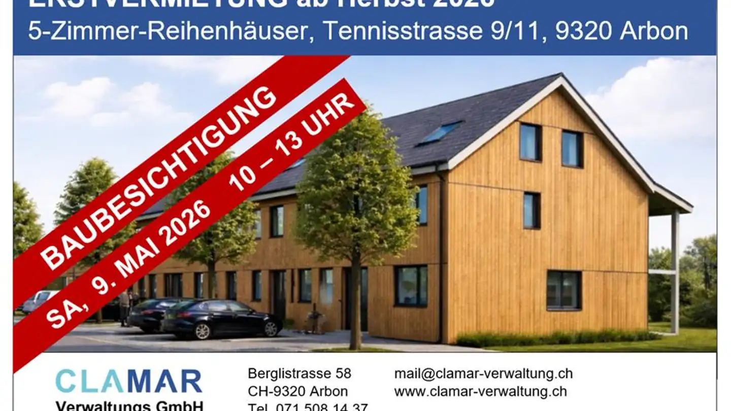 Haus mieten - Tennisstrasse 9, 9320 Arbon