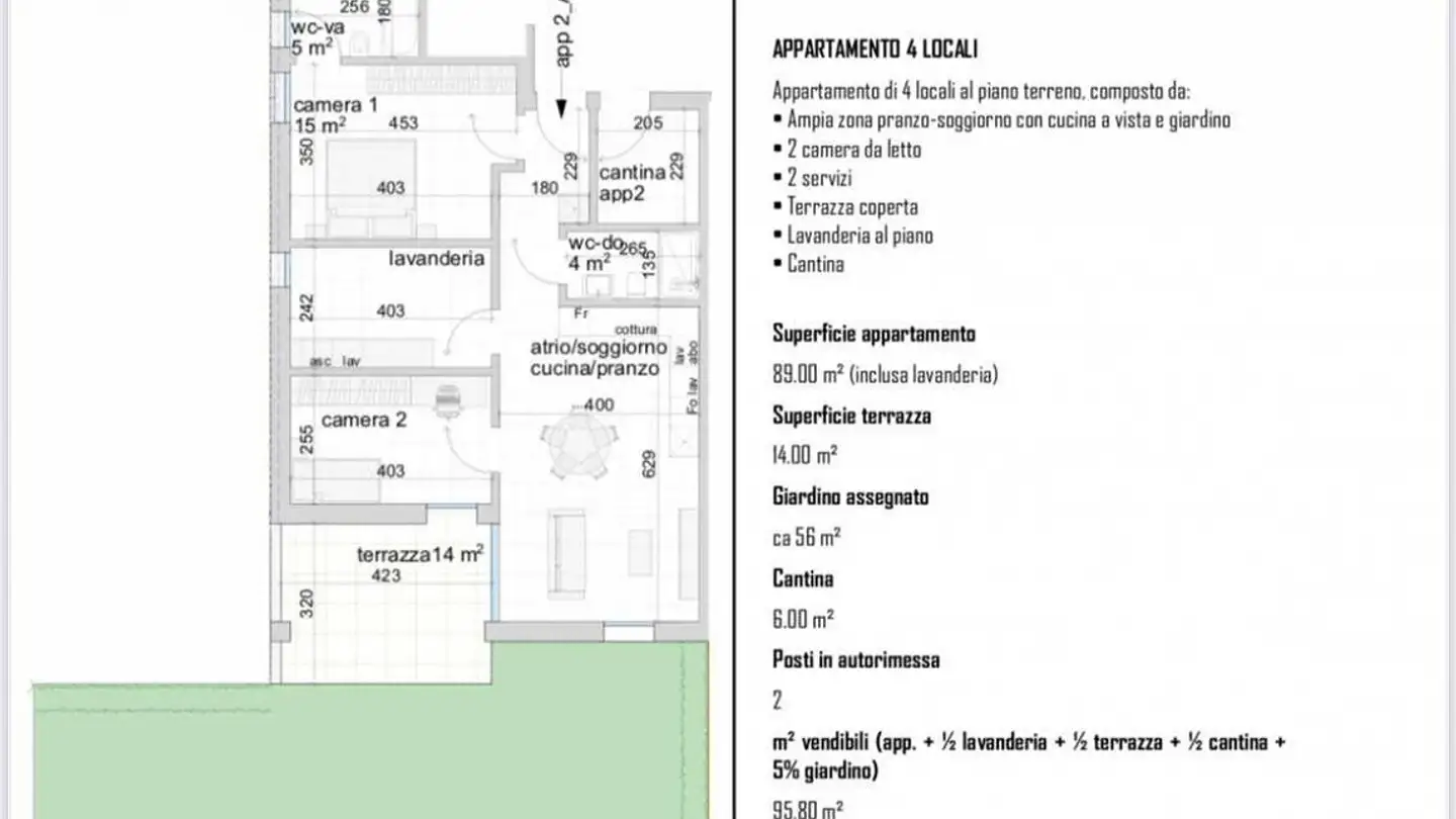 Apartment for sale - 6512 Giubiasco - Photo 3