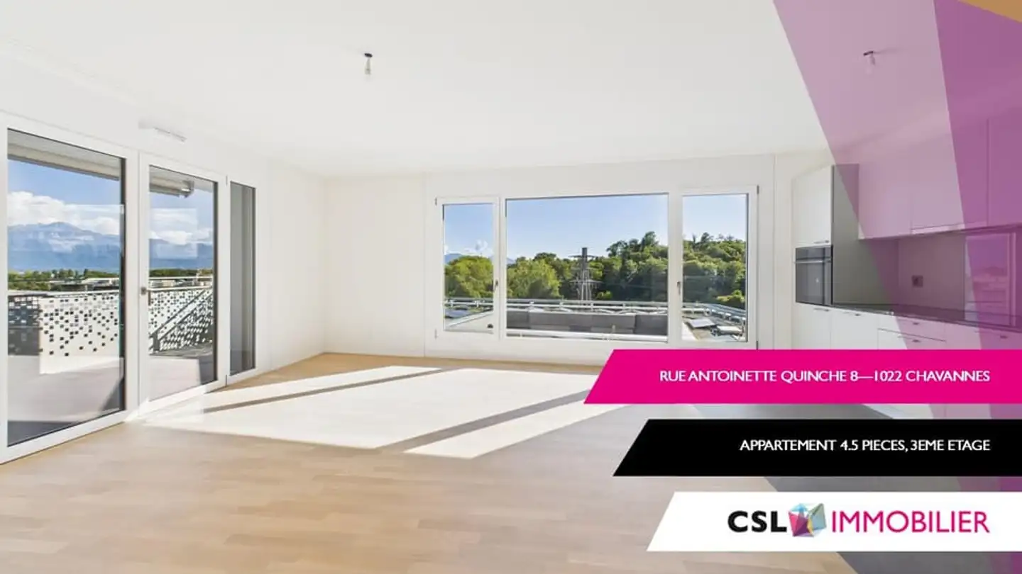 Appartement à louer - Rue Antoinette Quinche 8, 1022 Chavannes-près-Renens