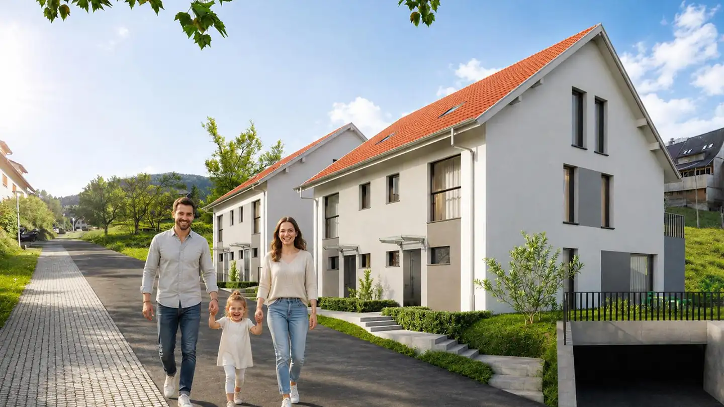 Doppelhaushälfte kaufen - Wolfsgartenstrasse, 4252 Bärschwil