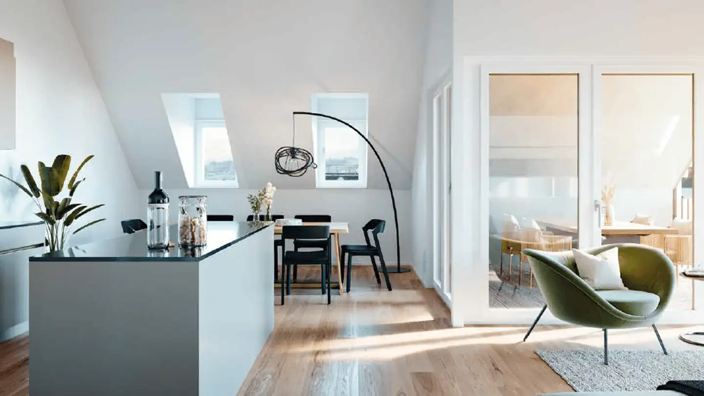 Dachgeschosswohnung mieten - Schulweg 11, 8706 Meilen - Foto 2