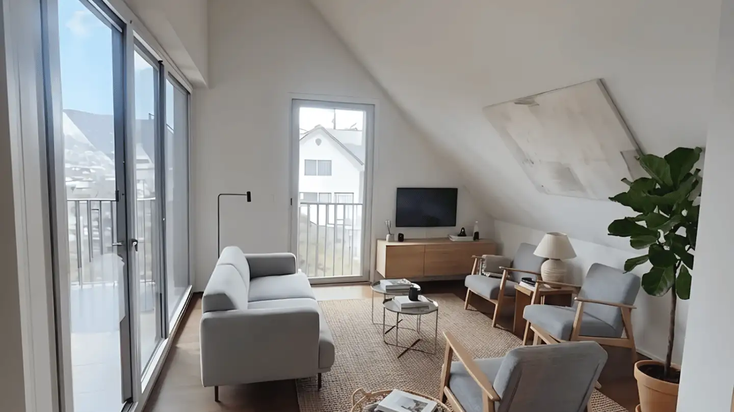 Dachgeschosswohnung mieten - Schulweg 11, 8706 Meilen - Foto 3