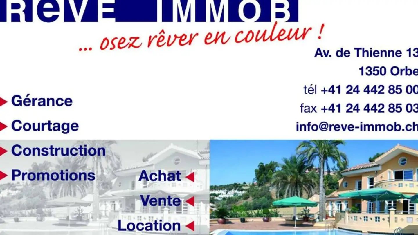 Place de parking souterraine à louer - 1350 Orbe