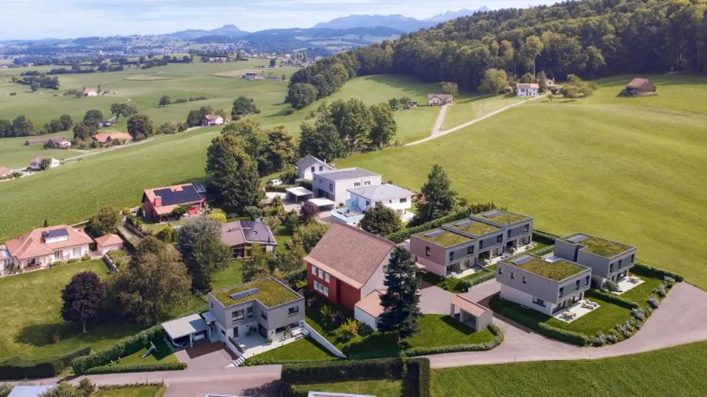 Maison en terrasse à vendre - Chemin du Pra Wild 3, 1731 Ependes FR - Photo 2