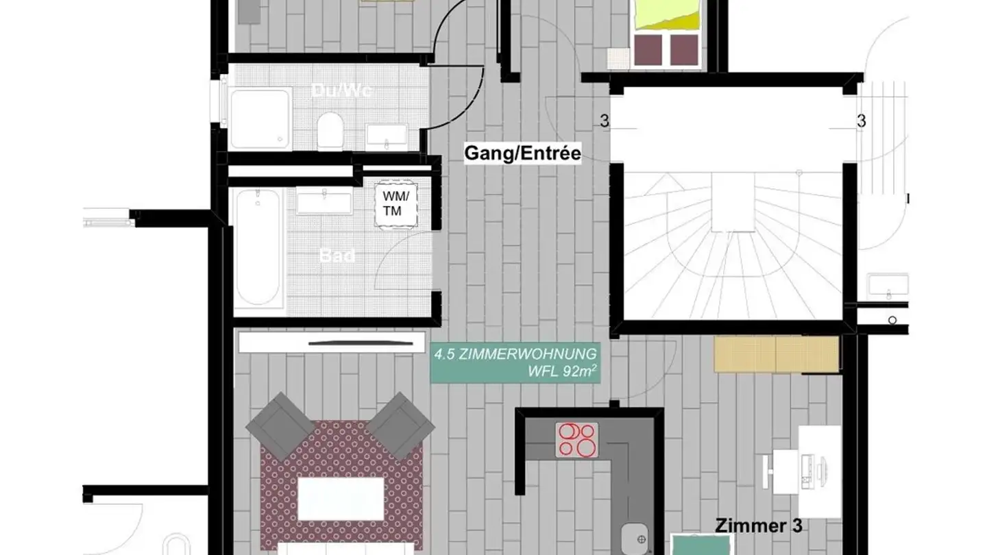 Appartamento in affitto - Landvogt-Waser-Strasse 94, 8405 Winterthur - Foto 2