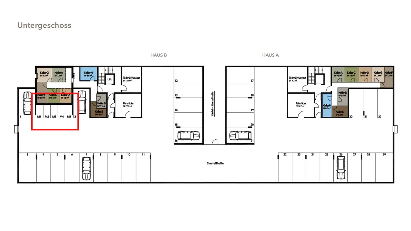 Parcheggio interno per moto in vendita - Grabmattstrasse 27, 4543 Deitingen
