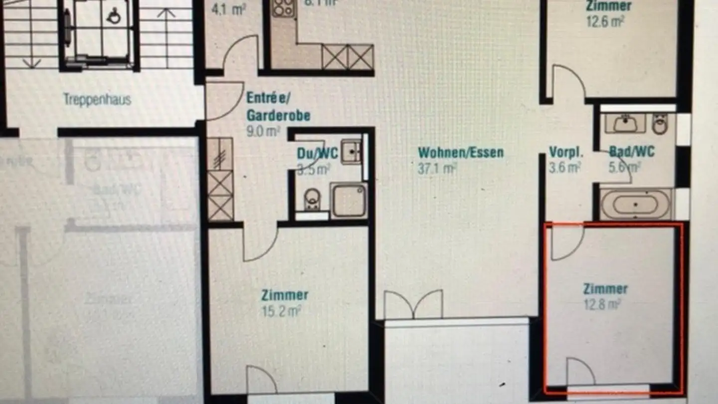 Zimmer mieten - Säntisstrasse 8, 8302 Kloten - Foto 2