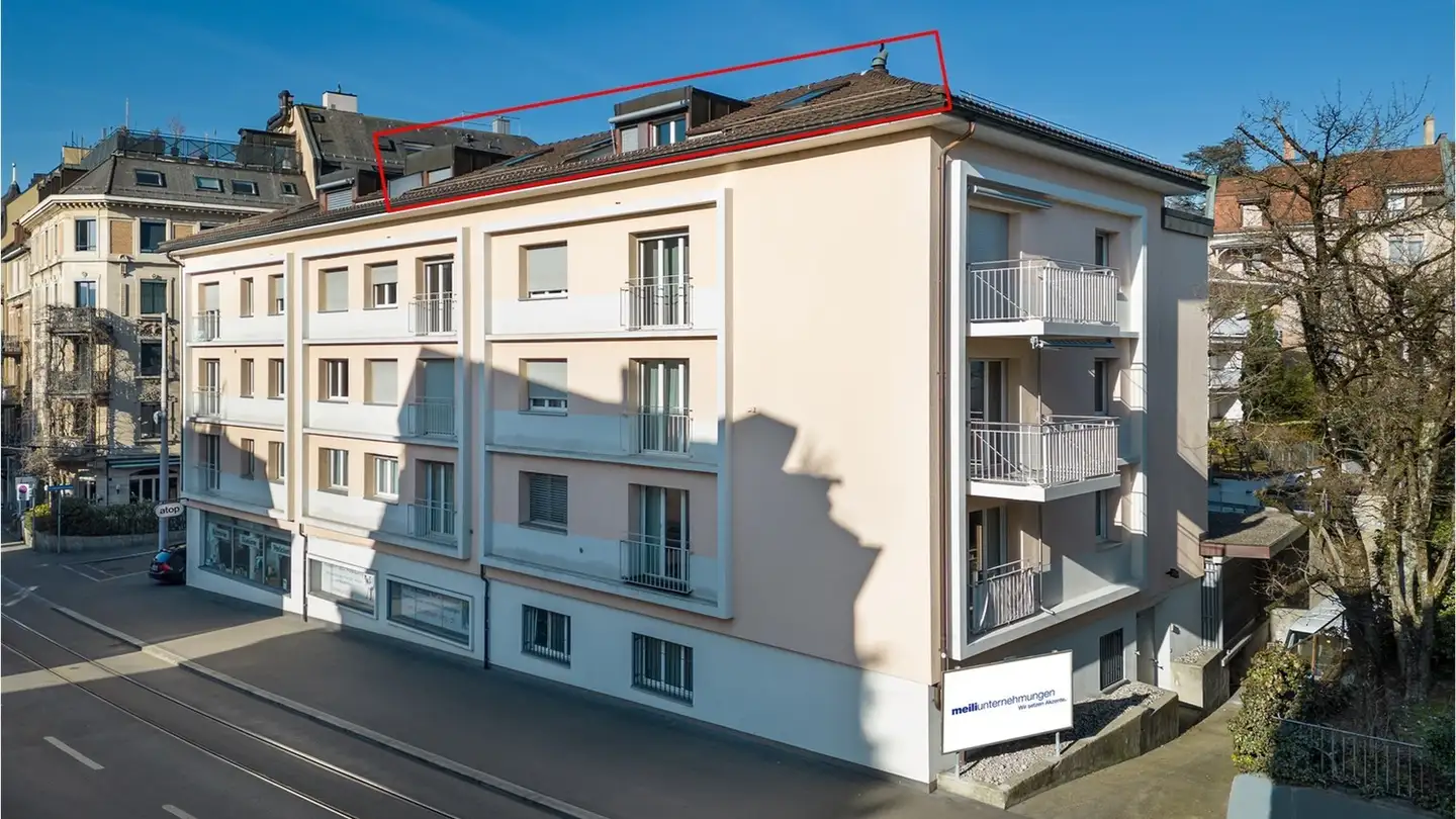 Penthouse mieten - Sonnhaldenstrasse 2, 8032 Zürich