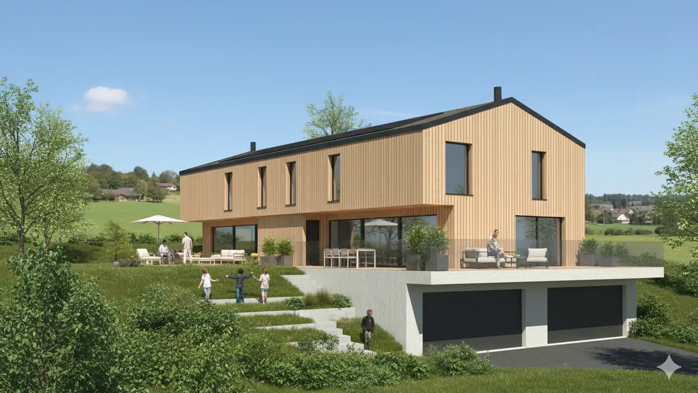 Doppelhaushälfte kaufen - Au Village, 2830 Vellerat