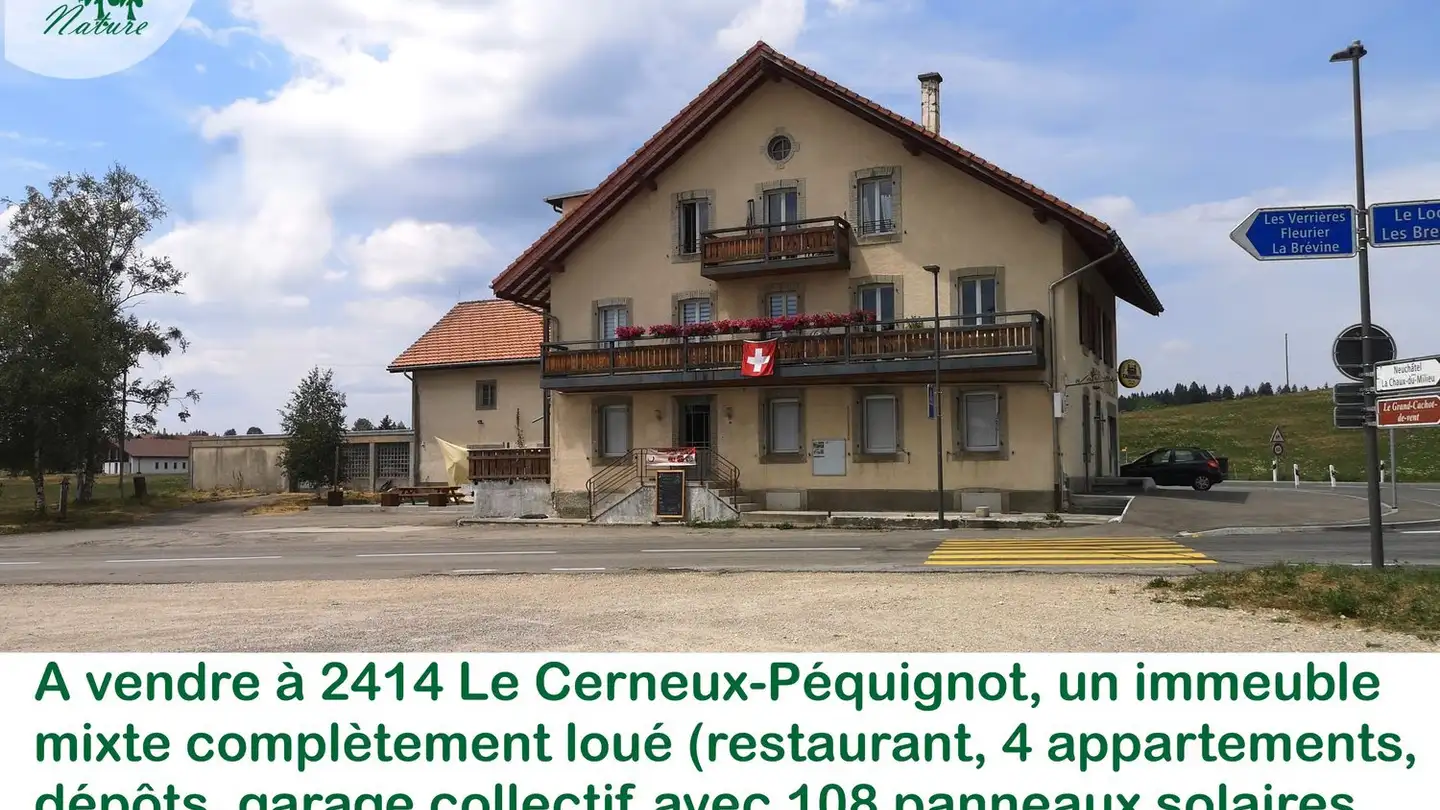 Immeuble résidentiel à vendre - Le Bas-Du-Cerneux 26, 2414 Le Cerneux-Péquignot