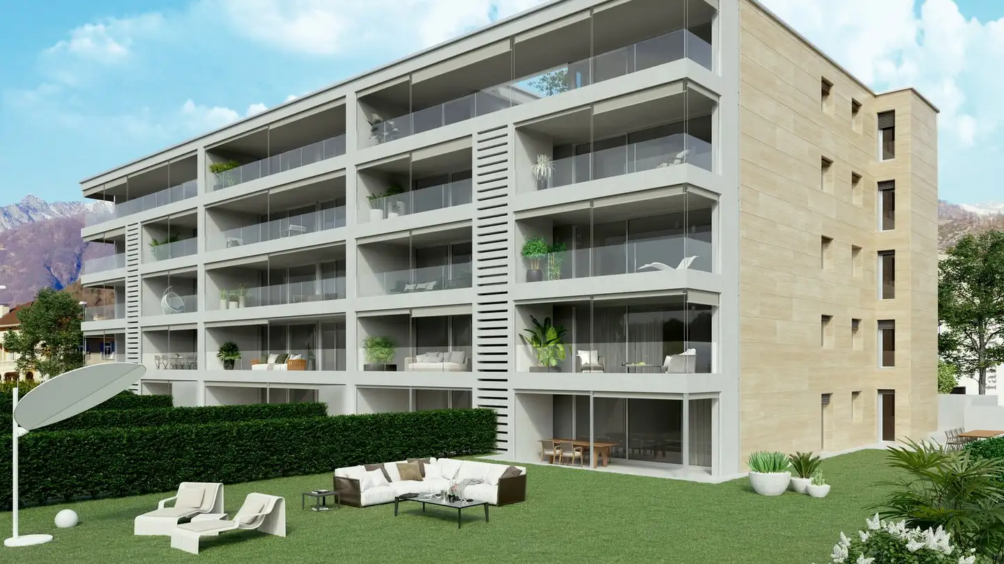 Appartement à louer - Via Locarno 48, 6616 Losone