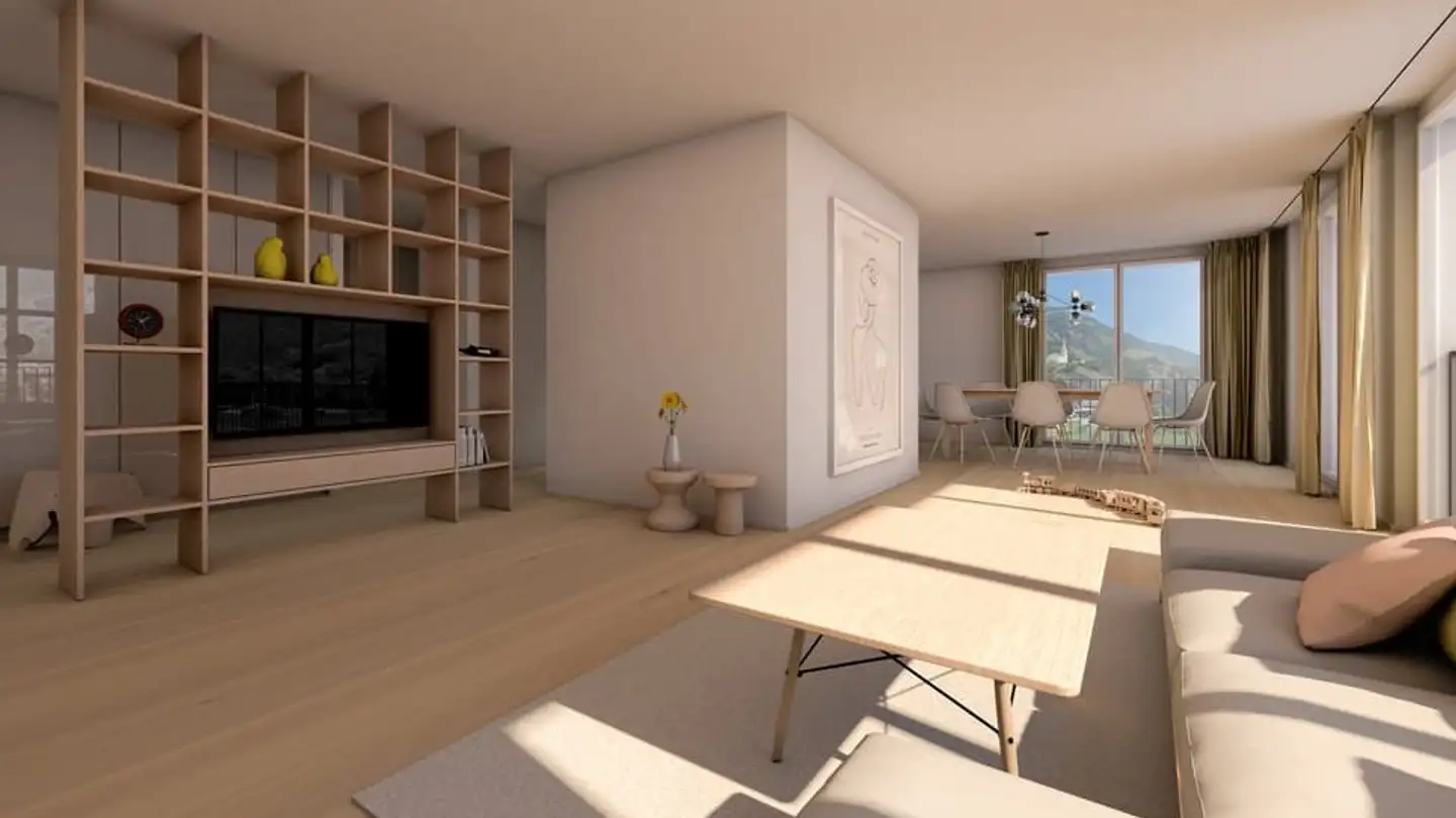 Appartamento in affitto - Brückenmoosstrasse 21, 3942 Raron - Photo 4