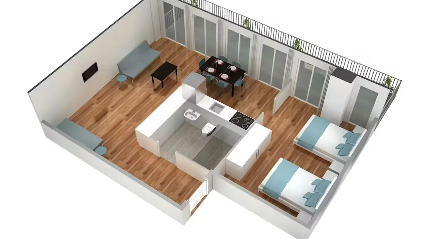 Apartment for rent - Rümelinsplatz, 4001 Basel - Photo 3