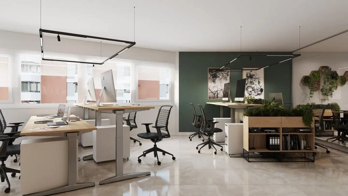 Spazio ufficio in affitto - Via Geretta 18, 6900 Paradiso - Foto 2