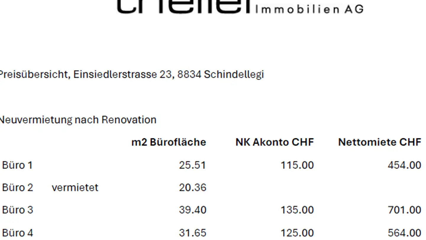 Bürofläche mieten - Einsiedlerstrasse 23, 8834 Schindellegi - Foto 3