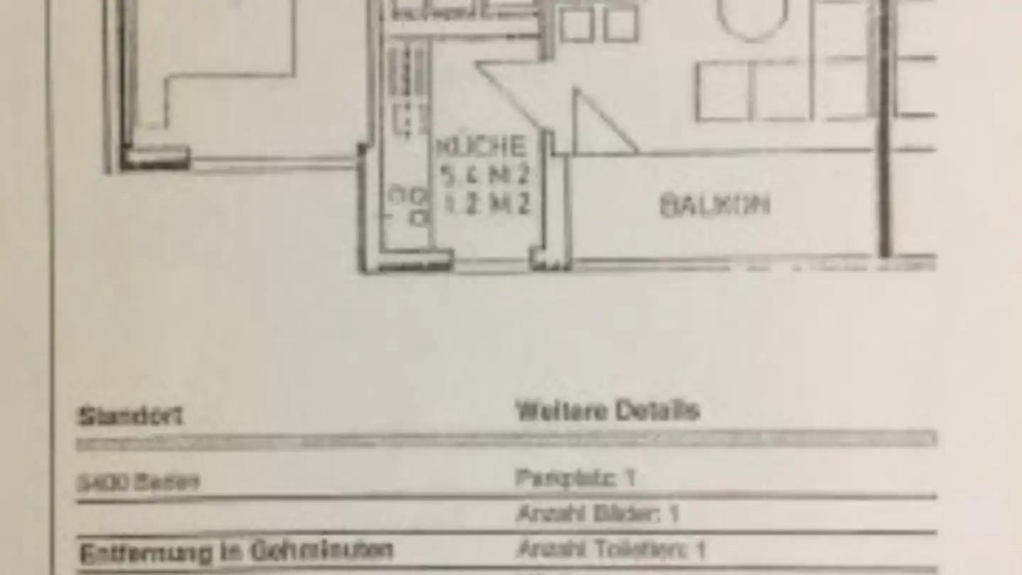 Wohnung mieten - Fluhmattstrasse 37, 5400 Baden - Foto 2