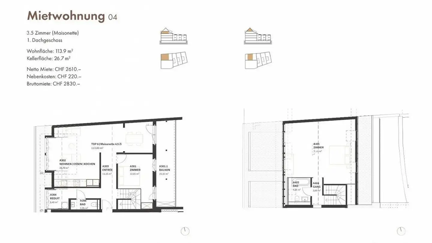 Apartment for rent - Baselstrasse 48, 4125 Riehen - Photo 3