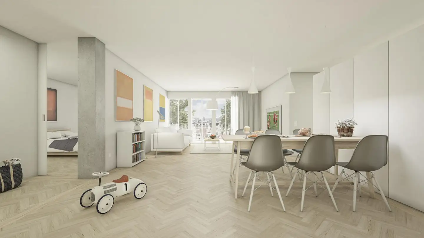 Wohnung mieten - Schulstrasse, 9242 Oberuzwil - Foto 3