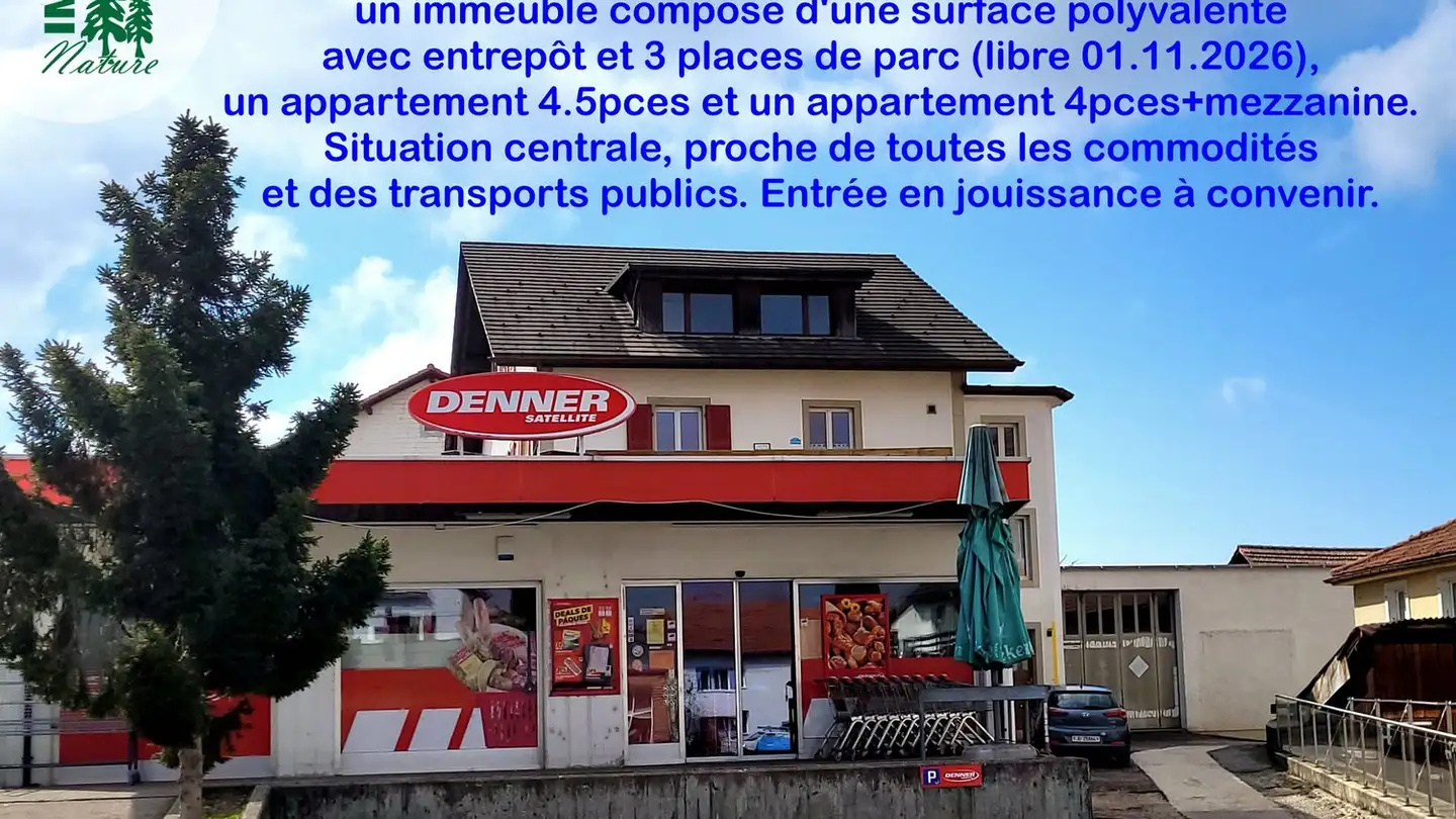 Mixed-use building for sale - Rue Du Marché-Concours 2, 2350 Saignelégier