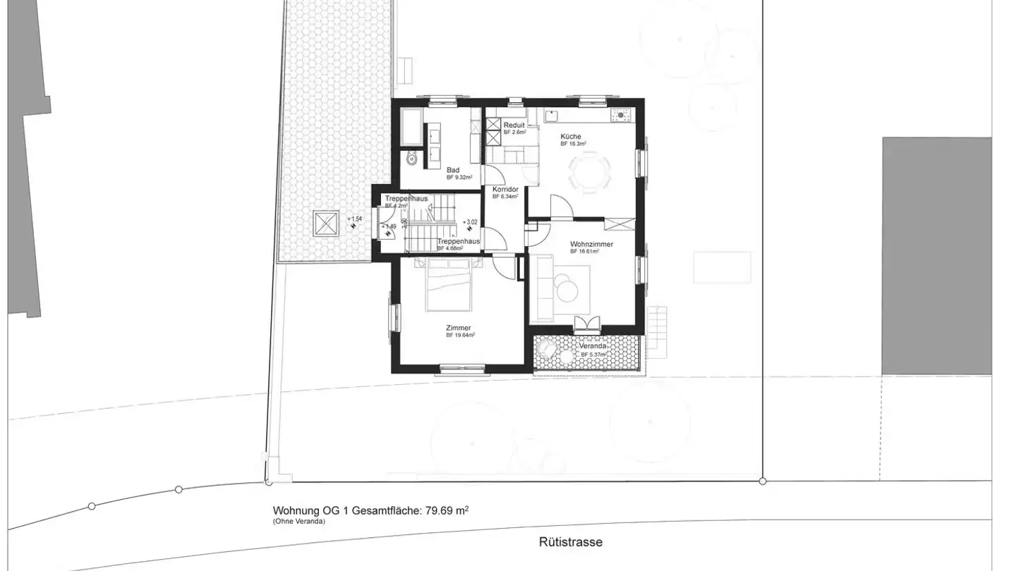 Wohnung mieten - Rütistrasse 15, 8702 Zollikon - Foto 2