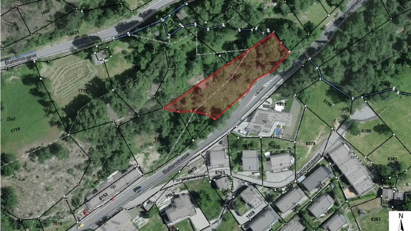 Terrain constructible à vendre - Blattenstrasse, 3904 Naters