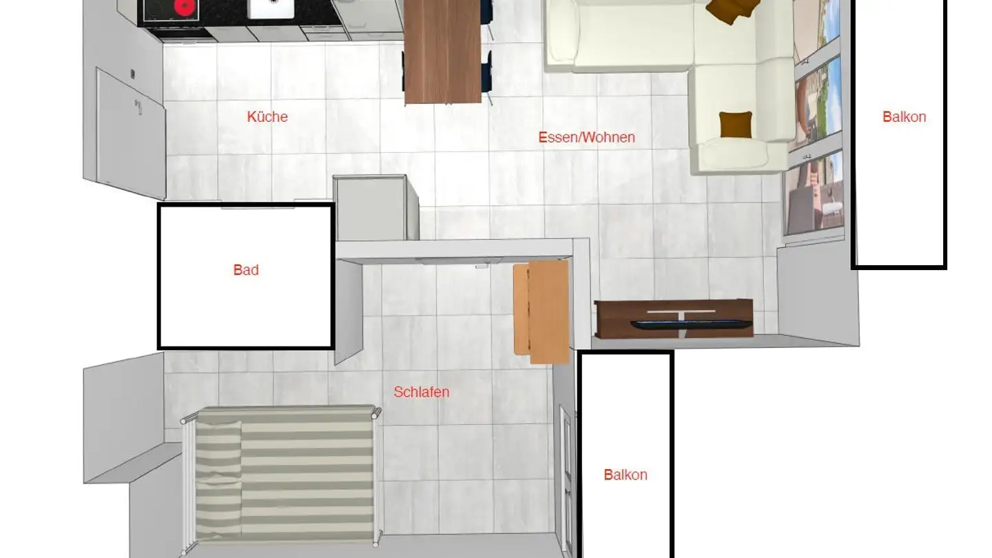 Wohnung mieten - Dürrbachstrasse 56, 4500 Solothurn - Foto 2