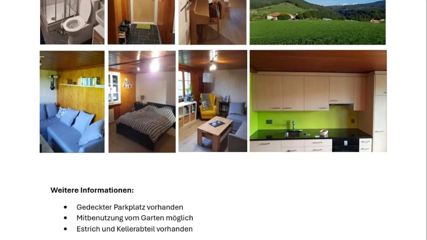 Wohnung mieten - Winterkrautstrasse 84, 3154 Rüschegg Heubach