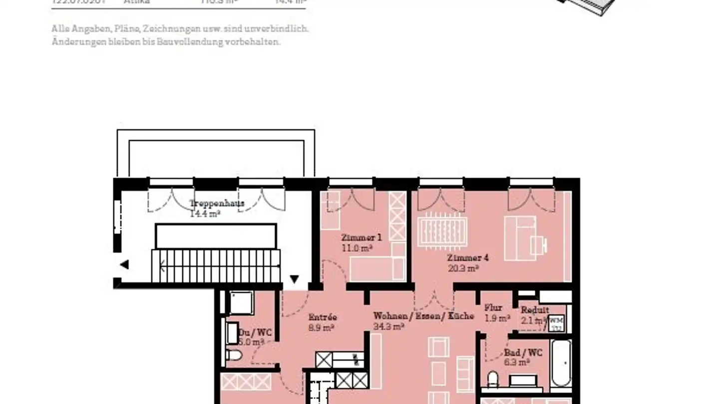 Attique à louer - Gishalde 2a, 4663 Aarburg - Photo 4