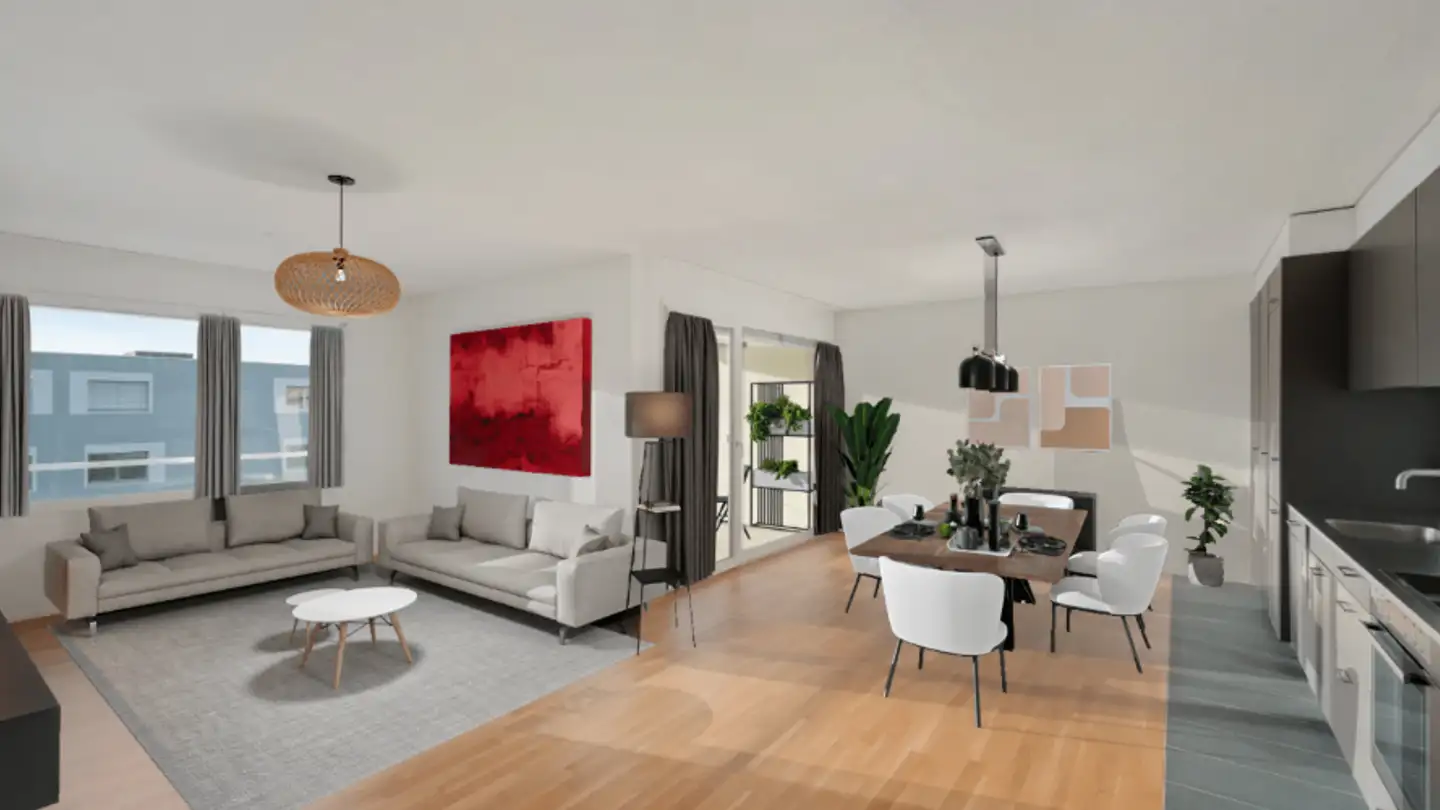 Apartment for rent - Rue des Tourterelles 8, 2800 Delémont - Photo 2
