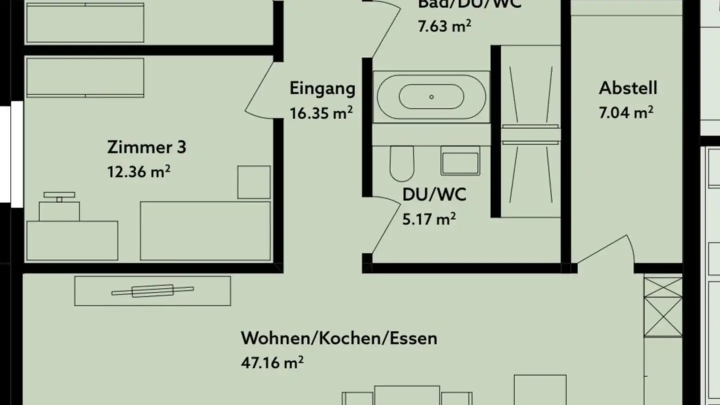 Appartamento in affitto - Badstubenstrasse 10, 8880 Walenstadt - Photo 4