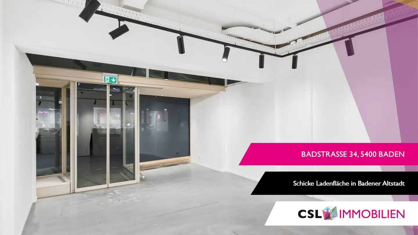Magasin à louer - Badstrasse 34, 5400 Baden
