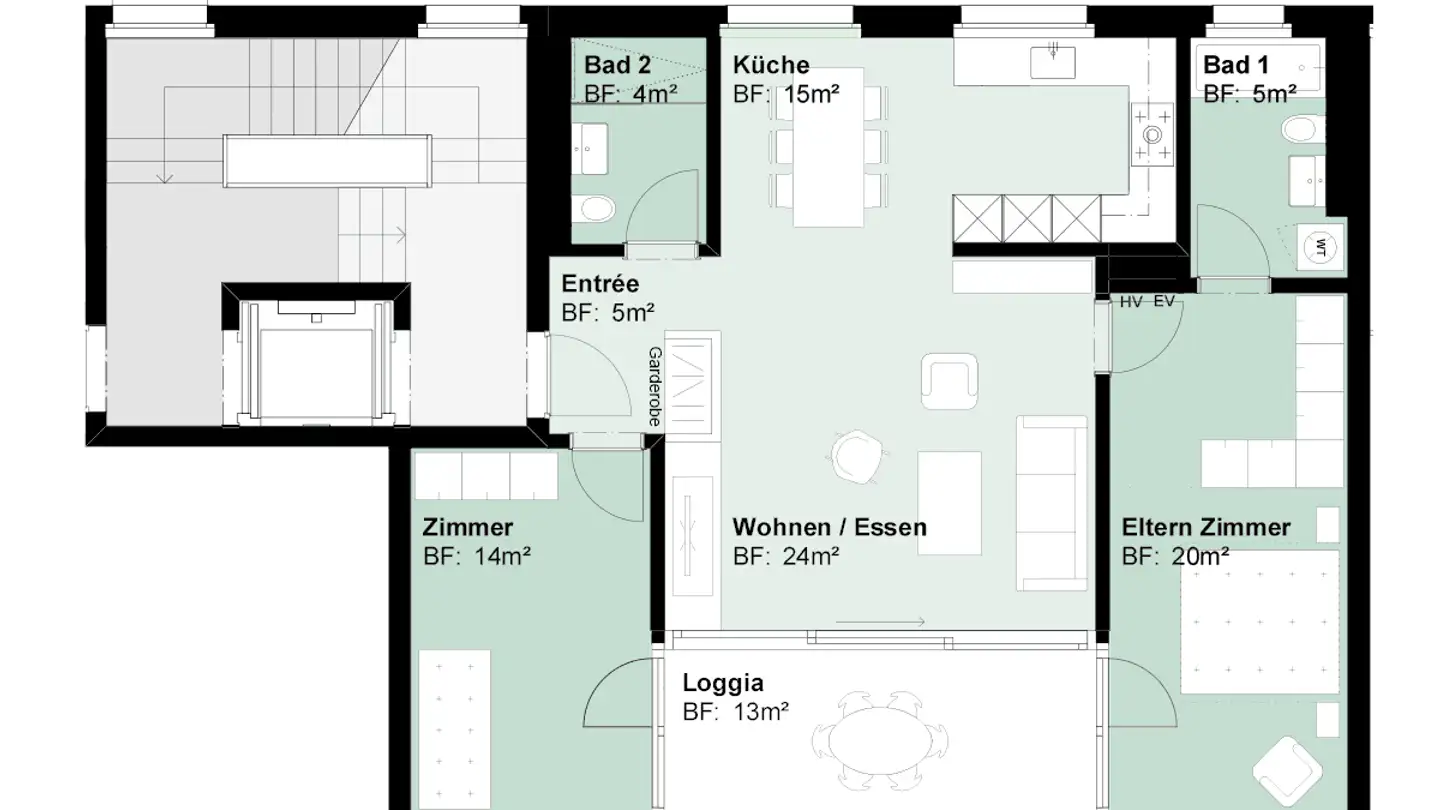Apartment for rent - Studenmättelistrasse 26, 8903 Birmensdorf ZH - Photo 2
