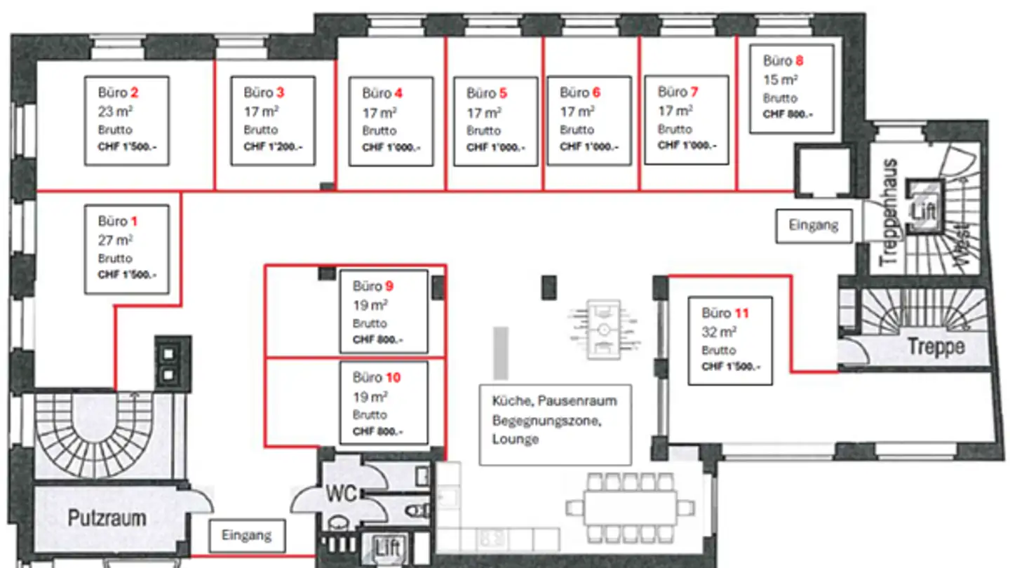 Bürofläche mieten - Stalden 1, 4500 Solothurn