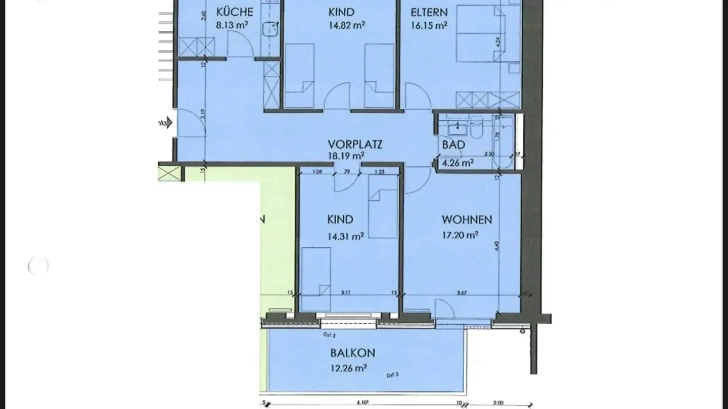 Wohnung mieten - Solothurnerstrasse 44, 4600 Olten - Foto 2