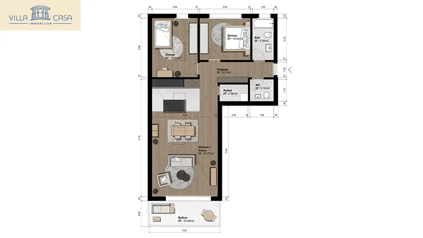 Wohnung mieten - Fröschenmoosweg 24, 3713 Reichenbach im Kandertal - Foto 2