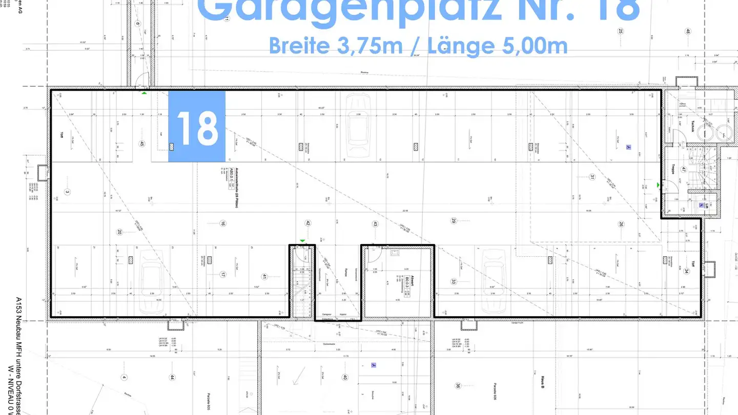 Tiefgaragenstellplatz kaufen - Bernstrasse 40, 8964 Rudolfstetten - Foto 4