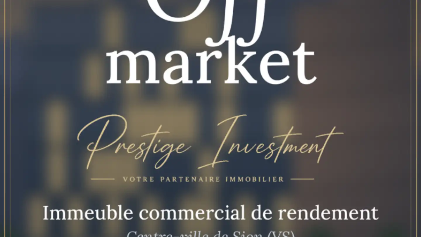 Commercial for sale - 1950 Sion